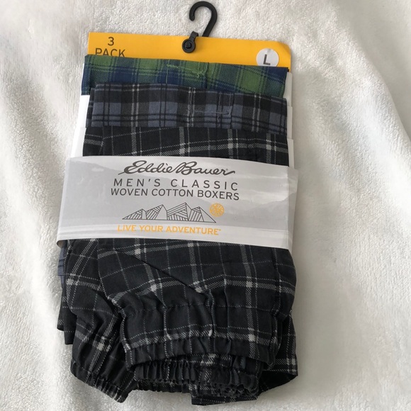 Eddie Bauer Underwear & Socks New Eddie Bauer 3 In A Pack Mens